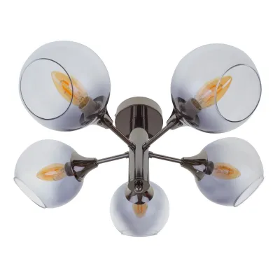 Люстра LK-720S/5 E14 BK+CH Люстра LK-720S/5 E14 BK+CH