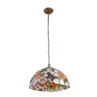 Подвесная люстра Тиффани на две лампы BR-647S/16-2 E27 Подвесная люстра Тиффани на две лампы BR-647S/16-2 E27