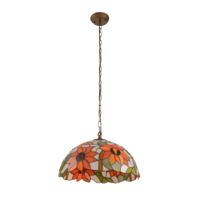 Люстра Тиффани на две лампочки BR-658S/16-2 E27