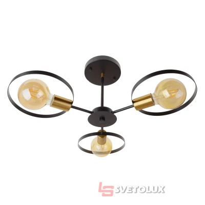 Люстра BL-789S/3 E27 BK+FG