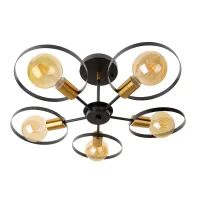 Люстра BL-789S/5 E27 BK+FG