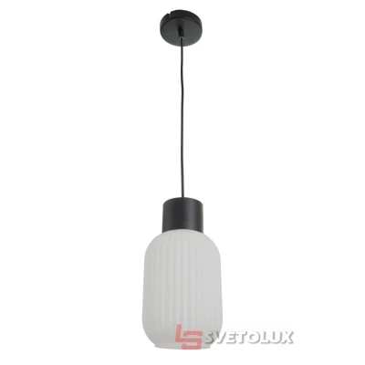 Люстра подвес с рельефным плафоном BR-01 475S/1 E27 WH