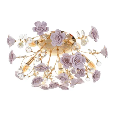 Люстра флористика BKL-527C/7 E14 GD