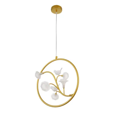 Современная подвесная люстра на 5 лампочек BR-01 626S/5 G4 G