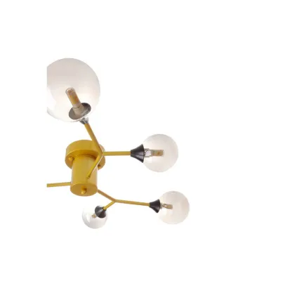 Стельова люстра BR-01 635c/6 G9 G/GY Brille