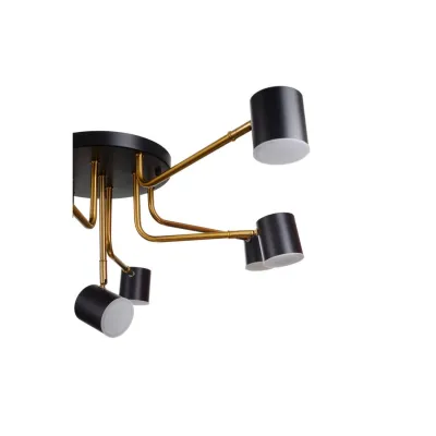 Світлодіодна люстра BR-01 638C/9 LED 54W BK/G Brille Світлодіодна люстра BR-01 638C/9 LED 54W BK/G Brille