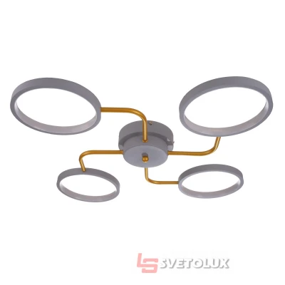 Светодиодная люстра BR-01 640C/4 LED 30W WW+NW+CW GY Brille