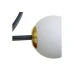 Стельова люстра BR-01 644C/3 E27 BK/WH Brille