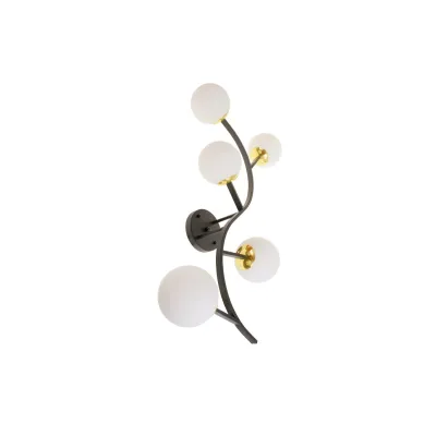 Стельова люстра BR-01 644C/5 E27 BK/WH Brille