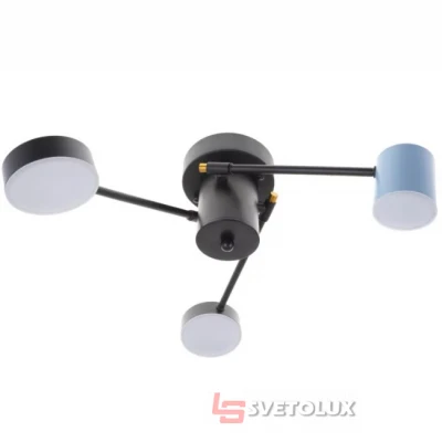 Светодиодная люстра BR-01 646C/3 LED 22W BK/BL Brille
