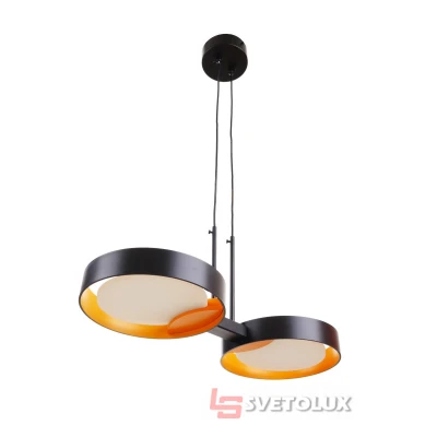Світлодіодна люстра BR-01 666S/2 LED 10 Вт NW BK/г Brille