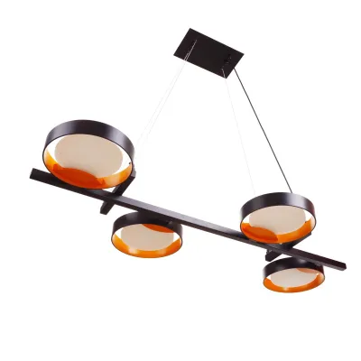Светодиодная люстра BR-01 666S/4 LED 20W NW BK/G Светодиодная люстра BR-01 666S/4 LED 20W NW BK/G