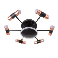 Светодиодная люстра BR-01 668C/12 LED 36W BK/G