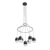 Светодиодная люстра BR-01 674S/7 LED 49W BK