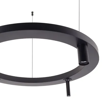 Люстра светодиодная GU10 5W*3+7W BK "80 (BR-01 689S/4) Brille Люстра светодиодная GU10 5W*3+7W BK "80 (BR-01 689S/4) Brille