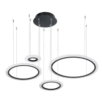 Підвісна люстра модерн BR-925S/4 LED 120W*2 BK Brille