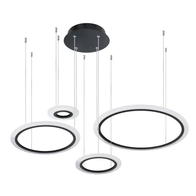 Подвесная люстра модерн BR-925S/4 LED 120W*2 BK Brille