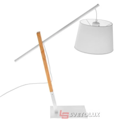 Настільна лампа Brille BKL-643T/1 E27 WH