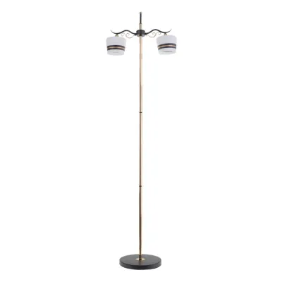 Торшер Brille LK-708F/2 E27 BK+FG 