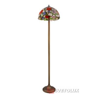 Торшер на дві лампи Тіффані BR-659F/16-2 E27