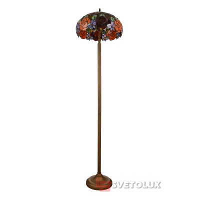 Торшер на две лампы Тиффани BR-648F/16-2 E27