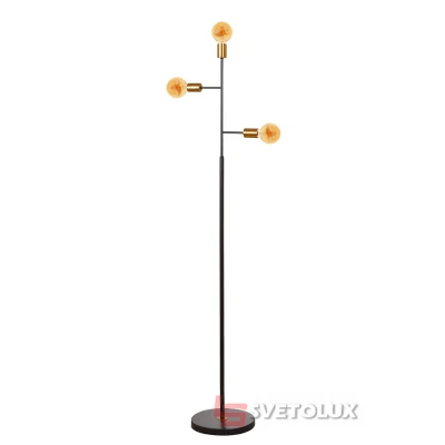 Торшер в стиле лофт BR-01 691F/1 E27 BK/JGT Brille