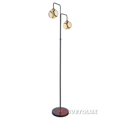 Торшер із відкритими плафонами BL-699F/1 E27 BK/JGT Brille