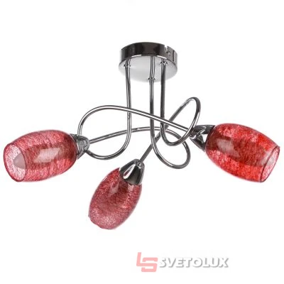 Люстра Brille LK-535C/3 E14 RED
