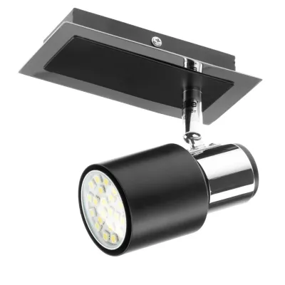 Спот Brille HTL-178/1 GU10 CH+BK