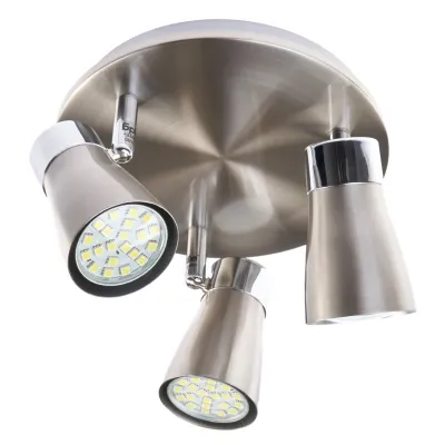 Спот Brille HTL-179/3 GU10 SN+CH