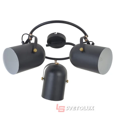 Люстра Brille HTL-209/3G E27 BK