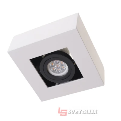 Подсветка тубус Brille AL-728/1 GU10 WH IP20