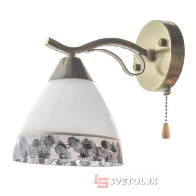 Бра Brille LK-611W/1 E27 AB/BL