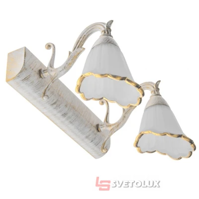 Бра Brille SW-325/2 E14 WH/G