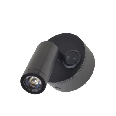 Подсветка светодиодная настенная накладная AL-540/3W WW BK Brille