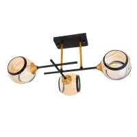 Стельова люстра Е27 180W BK/JGT (BL-699C/JGT (BL-699C/3) Brille Стельова люстра Е27 180W BK/JGT (BL-699C/JGT (BL-699C/3) Brille