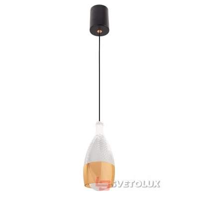 Подвесной LED светильник из стекла BR-01 484S/1 12W G Brille
