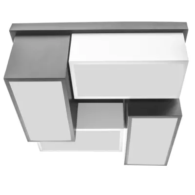 Светильник светодиодный Brille WBL-12/40W WW WH/BK