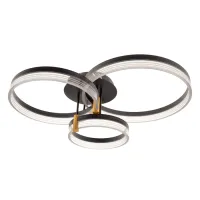 Світлодіодна люстра Brille WBL-57C/3 74W WW+NW+CW BK/G Світлодіодна люстра Brille WBL-57C/3 74W WW+NW+CW BK/G