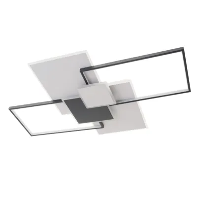 Світлодіодна люстра Brille WBL-60C/140W WW+NW+CW WH/BK