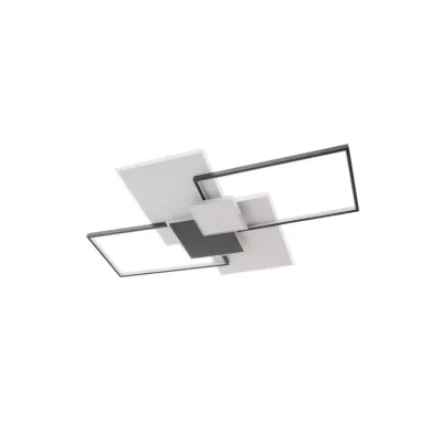 Світлодіодна люстра Brille WBL-60C/140W WW+NW+CW WH/BK