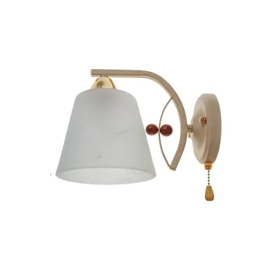 Бра Brille LK-640W/1 E27 WH/G