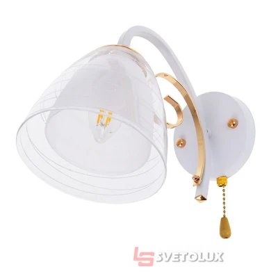 Бра Brille LK-663W/1 E27 WH FG