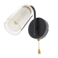 Бра Brille LK-672W/1 E14 BK/G Бра Brille LK-672W/1 E14 BK/G