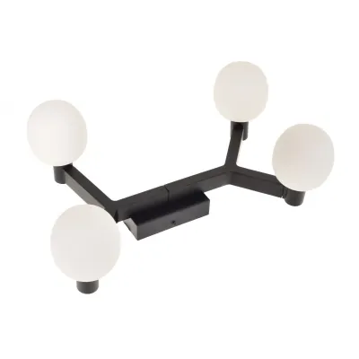 Бра настенное накладное шар минимализм BL-837W/4 G9 BK Brille