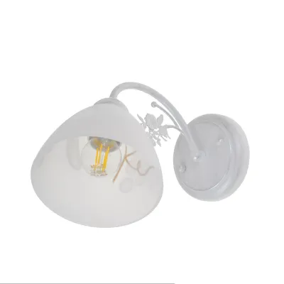 Бра настенное направленного света накладное LK-685W/1 E14 WH/SL Brille
