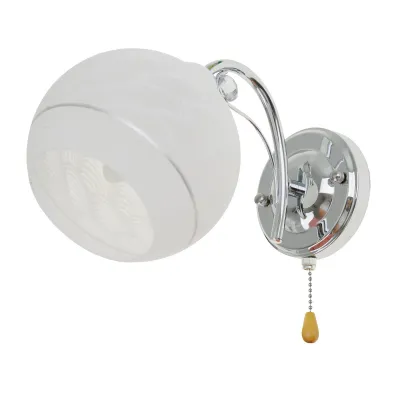 Бра настенное накладное минимализм LK-691W/1 E27 CH Brille