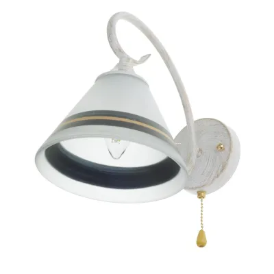 Бра настенное белого цвета на одну лампу LK-707W/1 E27 WHG Brille