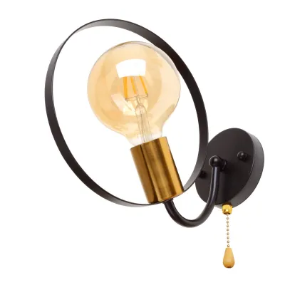 Бра BL-789W/1 E27 BK+FG