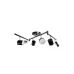 Светильник спот HTL-215/6 LED 42W WW+NW+CW BK Brille